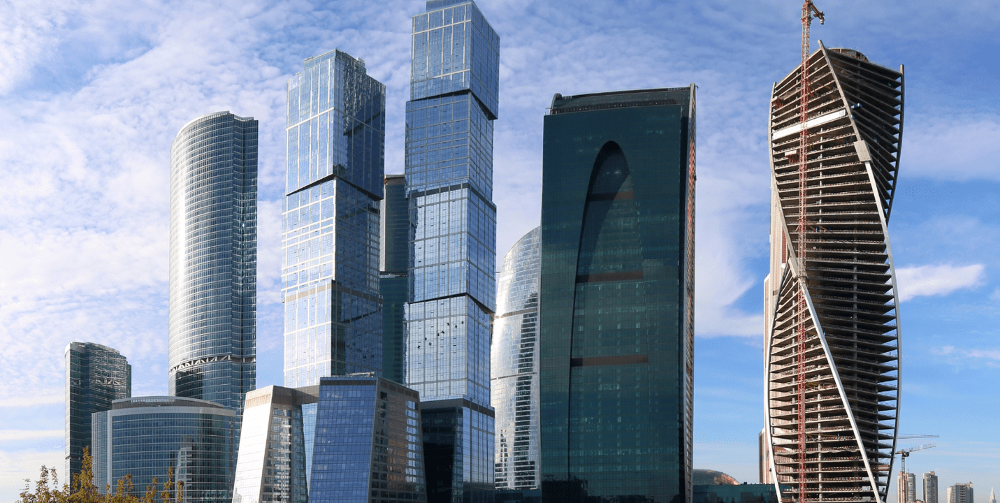 Moscow skyscrapers